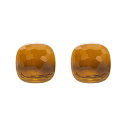 Boucles d'oreilles POMELLATO "Nudo" en or jaune et citrine - Castafiore