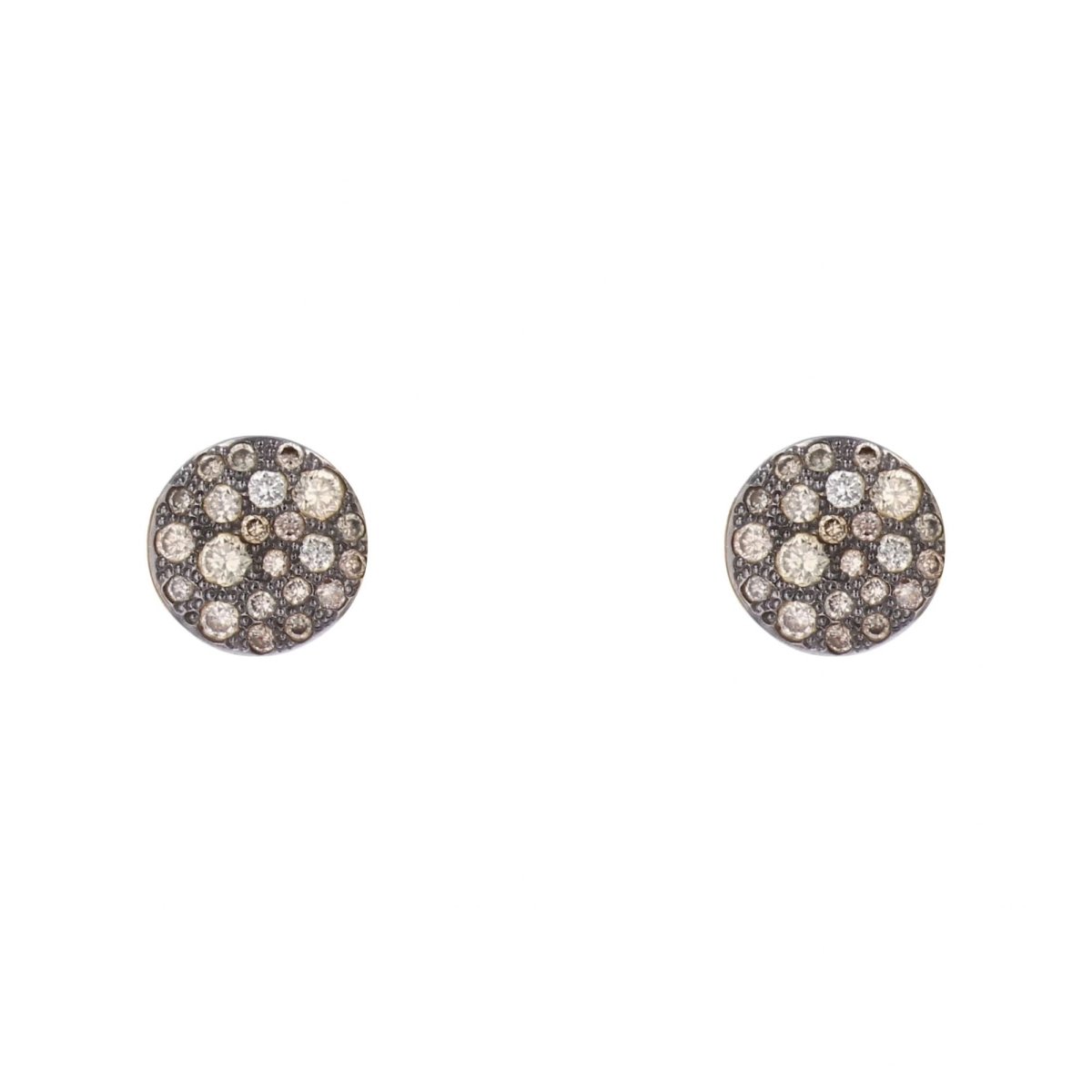 Boucles d'oreilles POMELLATO Sabbia en or rose et diamants - Castafiore
