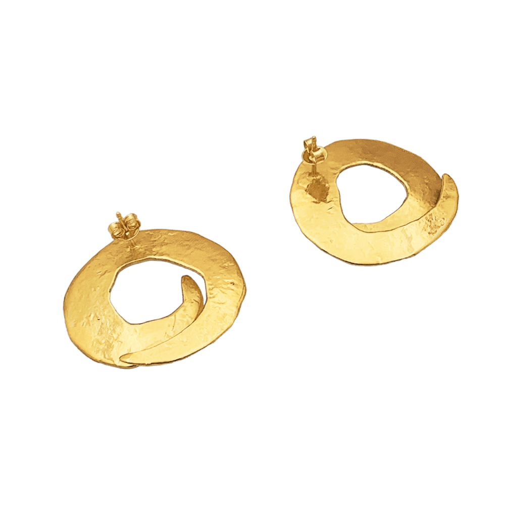 Earrings Arthus-Bertrand in yellow gold.