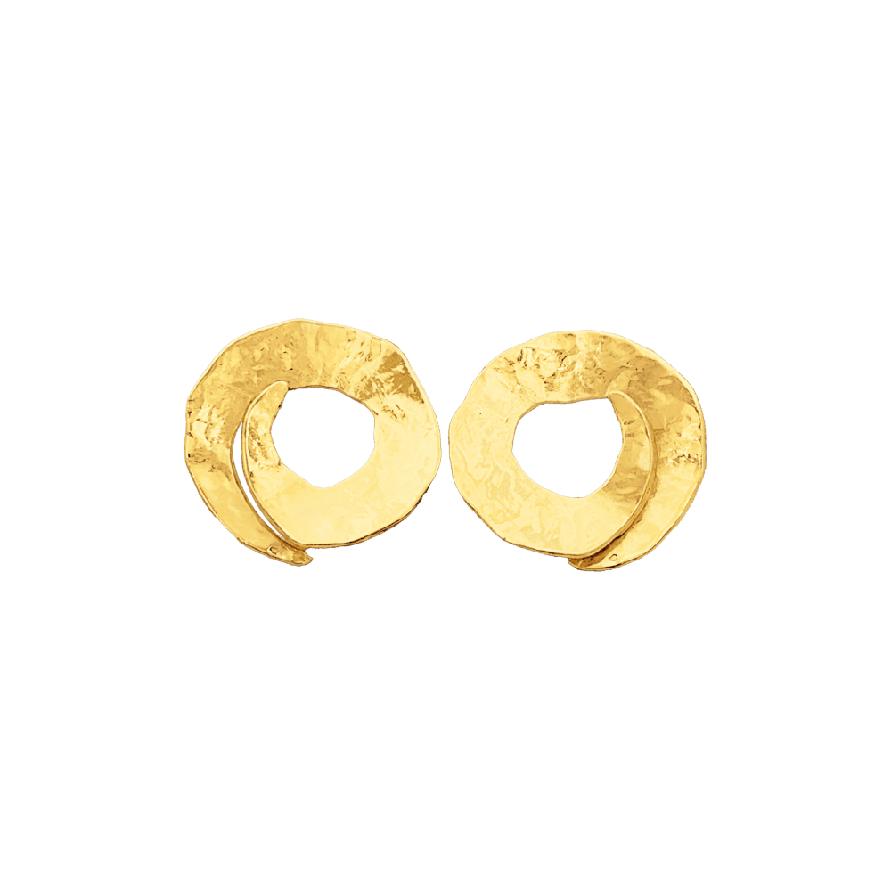 Earrings Arthus-Bertrand in yellow gold.