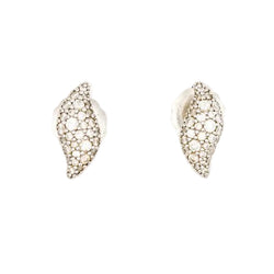 Boucles d'oreilles Puces DAVID YURMAN en argent et diamants - Castafiore