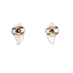Boucles d'oreilles Puces DAVID YURMAN en argent et diamants - Castafiore