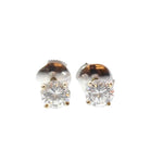 Boucles d'oreilles puces diamants de 0,44ct - Castafiore