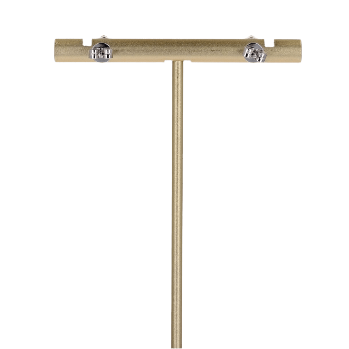 Boucles d'oreilles Puces en en or blanc et diamants - Castafiore