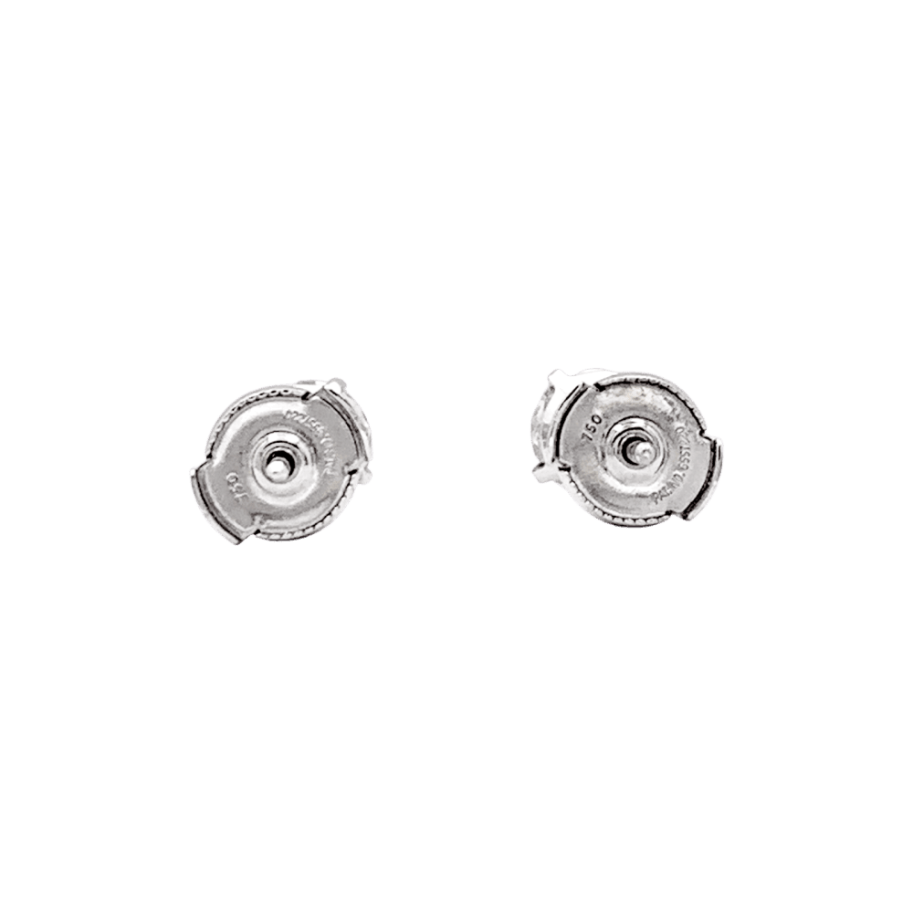 Earrings white gold and diamonds.