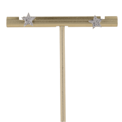 Boucles d'oreilles Puces en or blanc et diamants - Castafiore