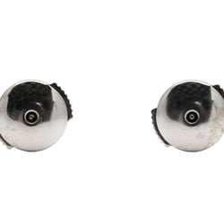 Boucles d'oreilles Puces en or blanc et topazes - Castafiore