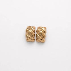 Boucles d’oreilles Puces en or jaune - Castafiore