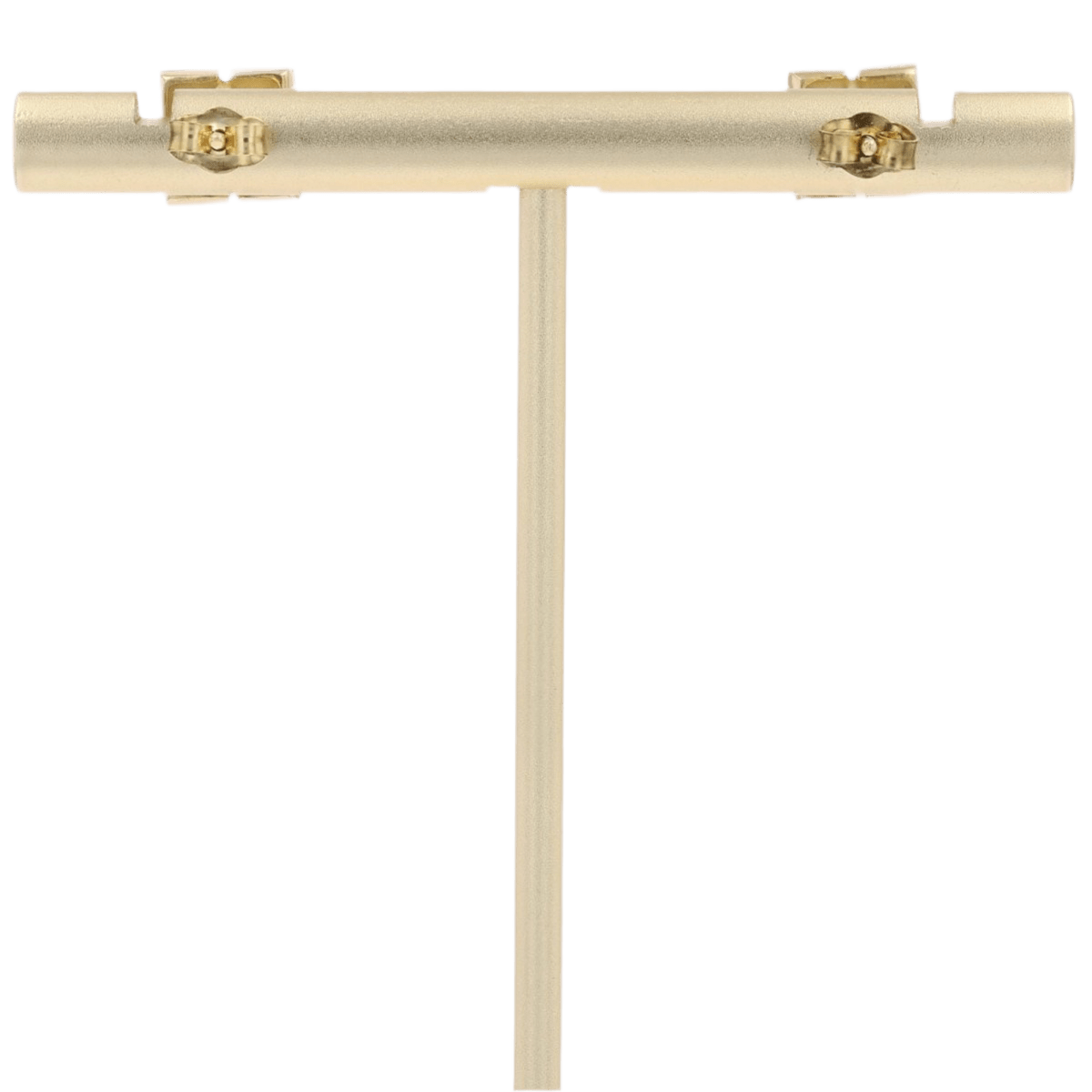 Boucles d'oreilles Puces en or jaune et aigue - marines - Castafiore