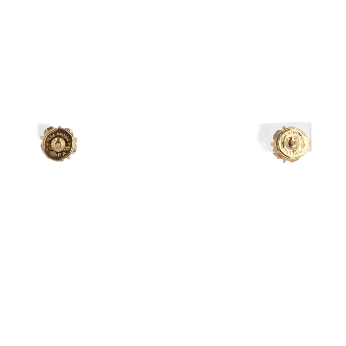 Boucles d'oreilles Puces en or jaune et saphirs - Castafiore