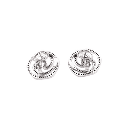 Earrings Giovanni Ferraris, white gold, diamonds and rubies.