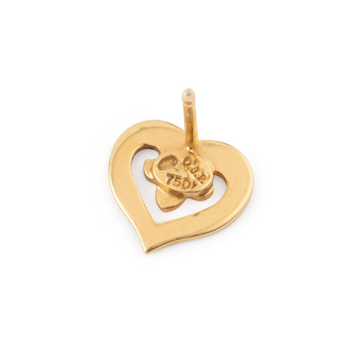 Boucles d'oreilles Puces O.J PERRIN en or jaune - Castafiore