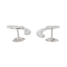 Boucles d'oreilles Puces Or blanc Diamant - Castafiore