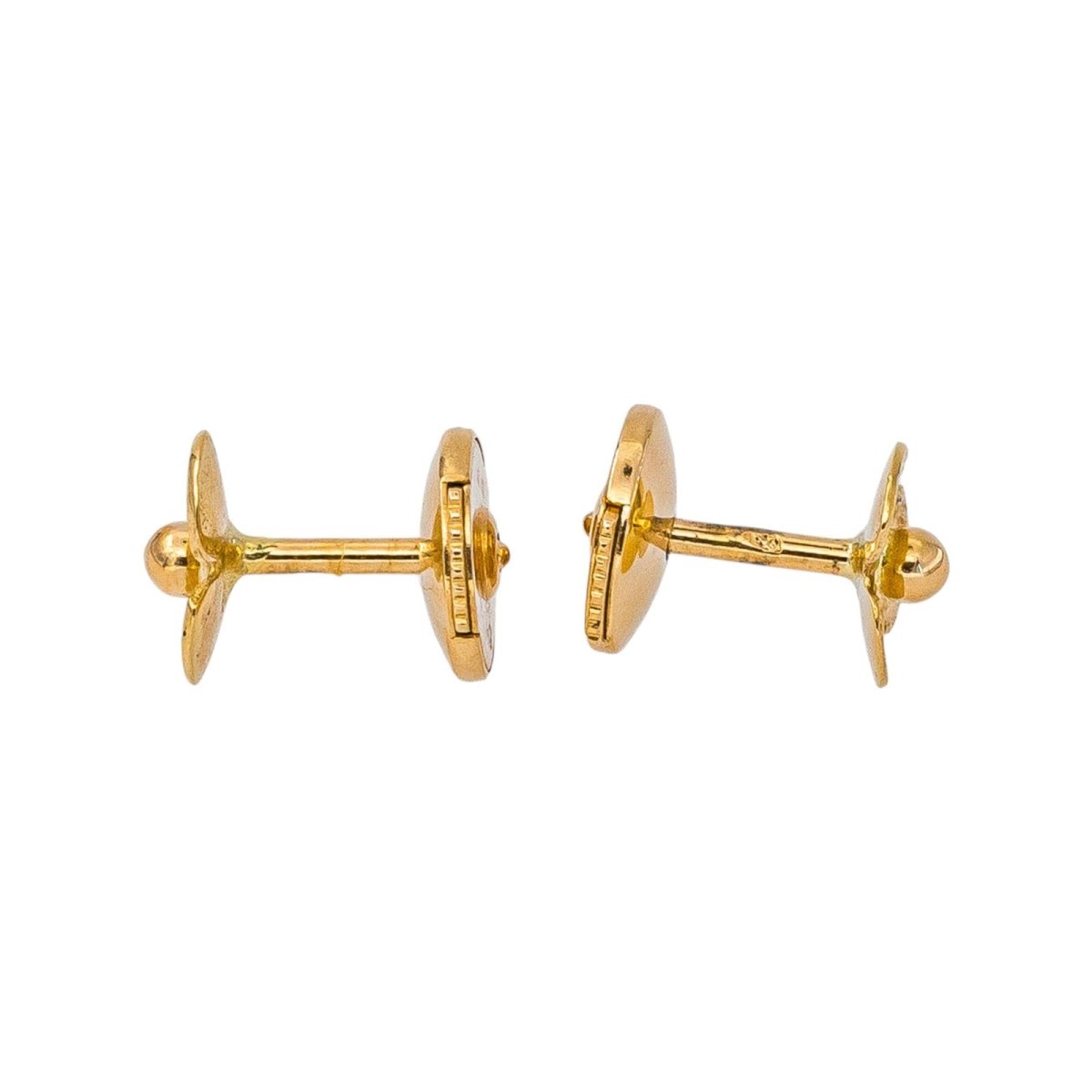 Boucles d'oreilles Puces Or jaune - Castafiore