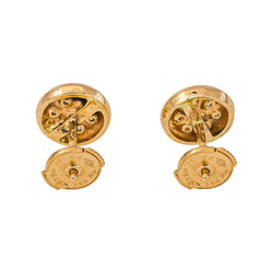 Boucles d'oreilles Puces Or jaune Diamant - Castafiore