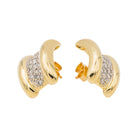 Boucles d'oreilles Puces Or jaune Diamant - Castafiore