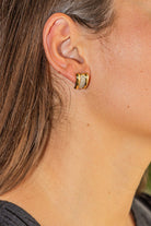 Boucles d'oreilles Puces Or jaune Diamant - Castafiore