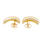 Boucles d'oreilles Puces Or jaune Diamant - Castafiore