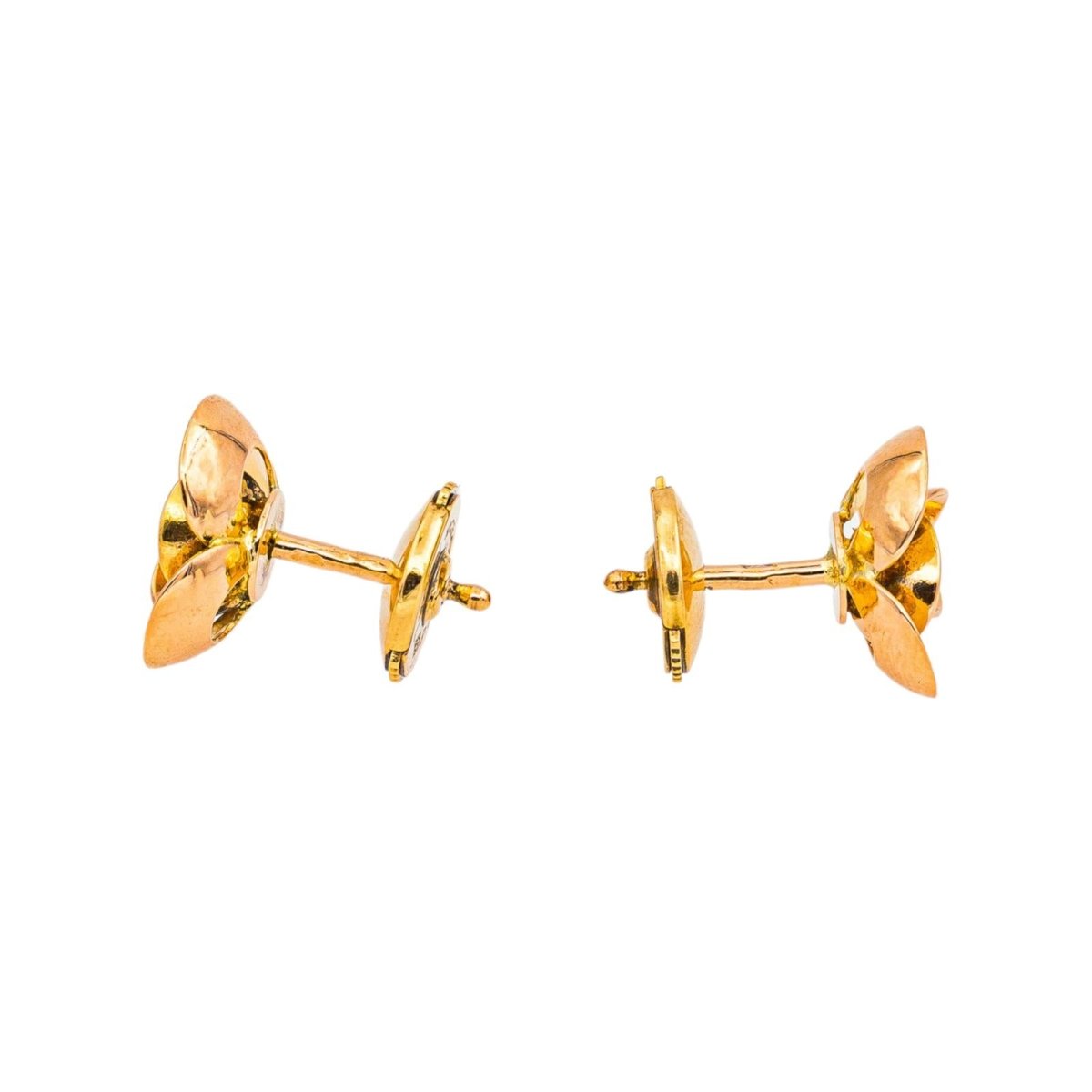 Boucles d'oreilles Puces Or rose - Castafiore