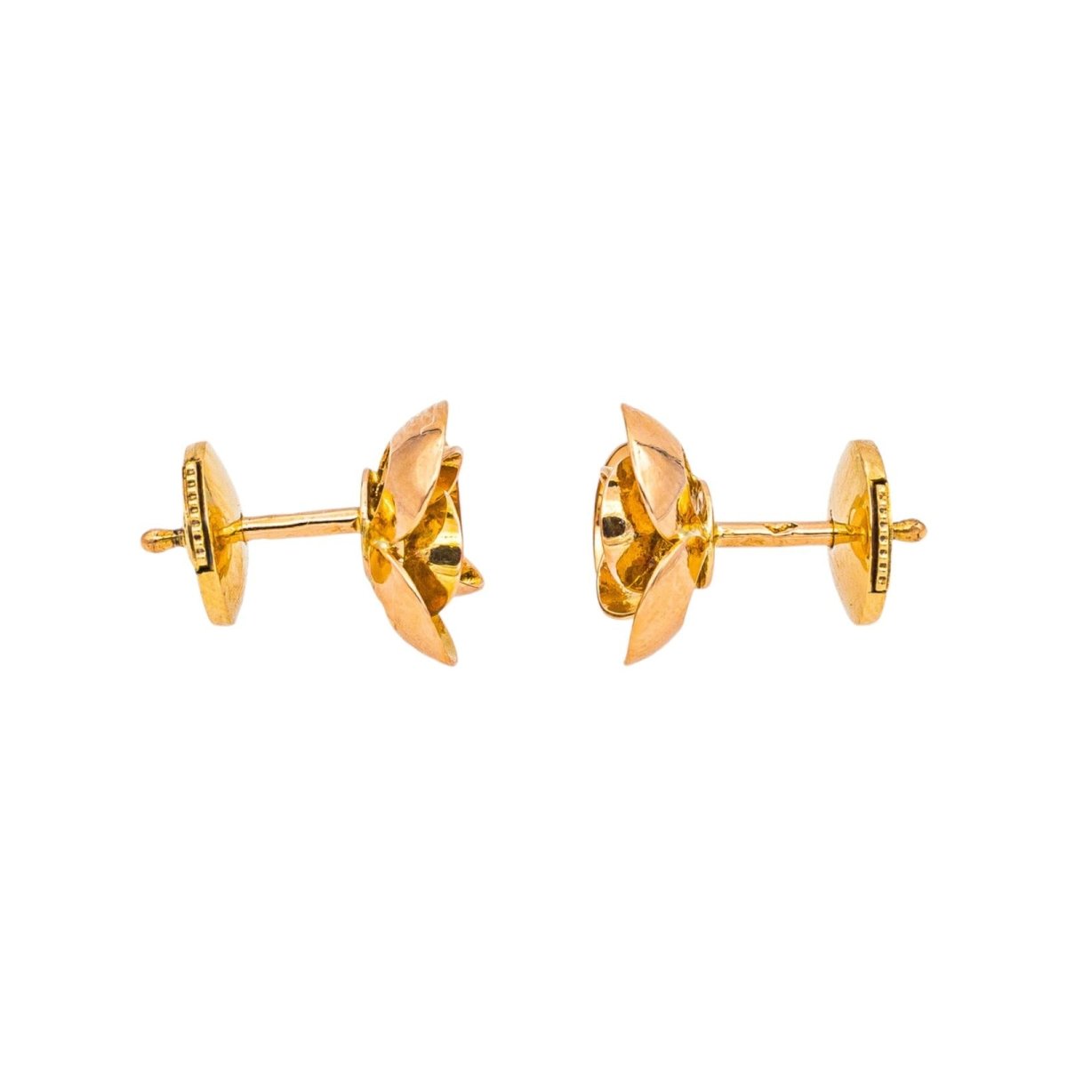 Boucles d'oreilles Puces Or rose - Castafiore