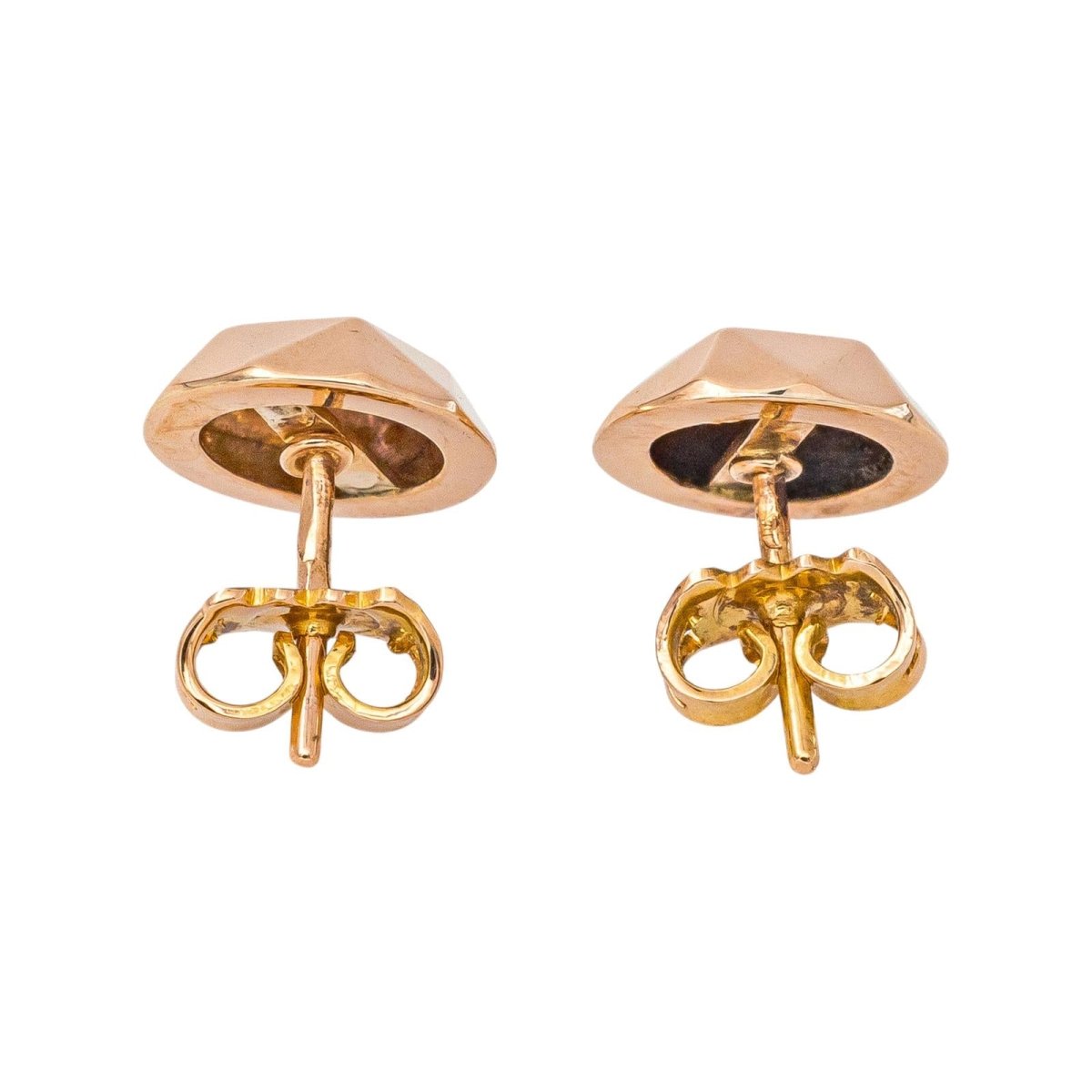 Boucles d'oreilles Puces Or rose - Castafiore