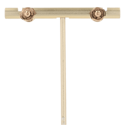 Boucles d'oreilles Puces POMELLATO en or rose et diamants - Castafiore