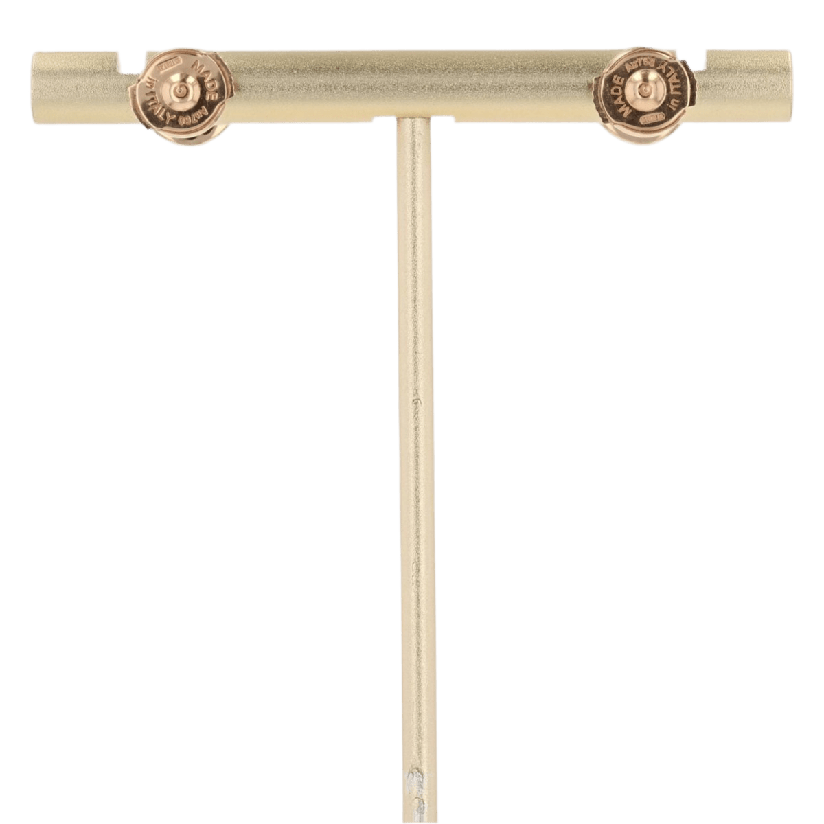 Boucles d'oreilles Puces POMELLATO en or rose et diamants - Castafiore