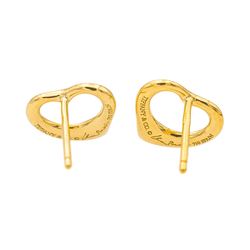 Boucles d'oreilles Puces TIFFANY & CO. "Open Heart" en or jaune - Castafiore
