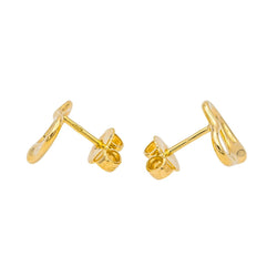 Boucles d'oreilles Puces TIFFANY & CO. "Open Heart" en or jaune - Castafiore