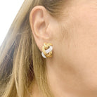 Boucles d'oreilles REPOSSI "Tresse" or et diamants - Castafiore