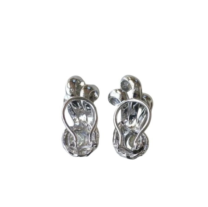 Boucles d'Oreilles Retro Diamants 1.55 Cts - Castafiore