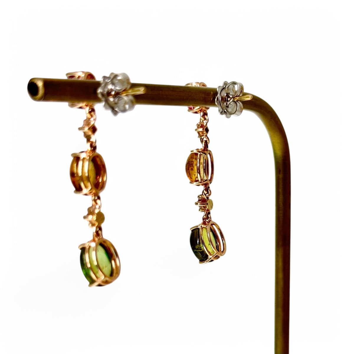 Boucles d'oreilles tourmaline - Castafiore