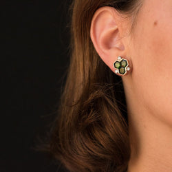 Boucles d'oreilles tourmalines et diamants - Castafiore