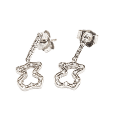 Boucles d'oreilles TOUS "Kaos" en or blanc et diamants - Castafiore