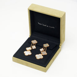 Boucles d’oreilles Van Cleef & Arpels Magic Alhambra 4 motifs - Castafiore