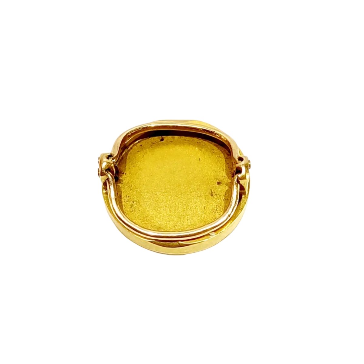 Bouton de plastron EMILE VERNIER en or jaune et diamants - Castafiore