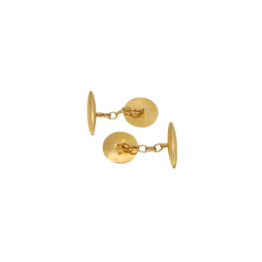 Boutons de manchette BECKER Art - Nouveau or - Castafiore