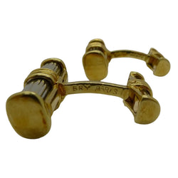 Boutons de manchette BRY & G Années 30 en or jaune - Castafiore