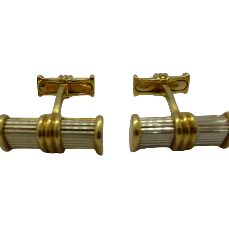 Boutons de manchette BRY & G Années 30 en or jaune - Castafiore