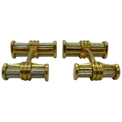 Boutons de manchette BRY & G Années 30 en or jaune - Castafiore