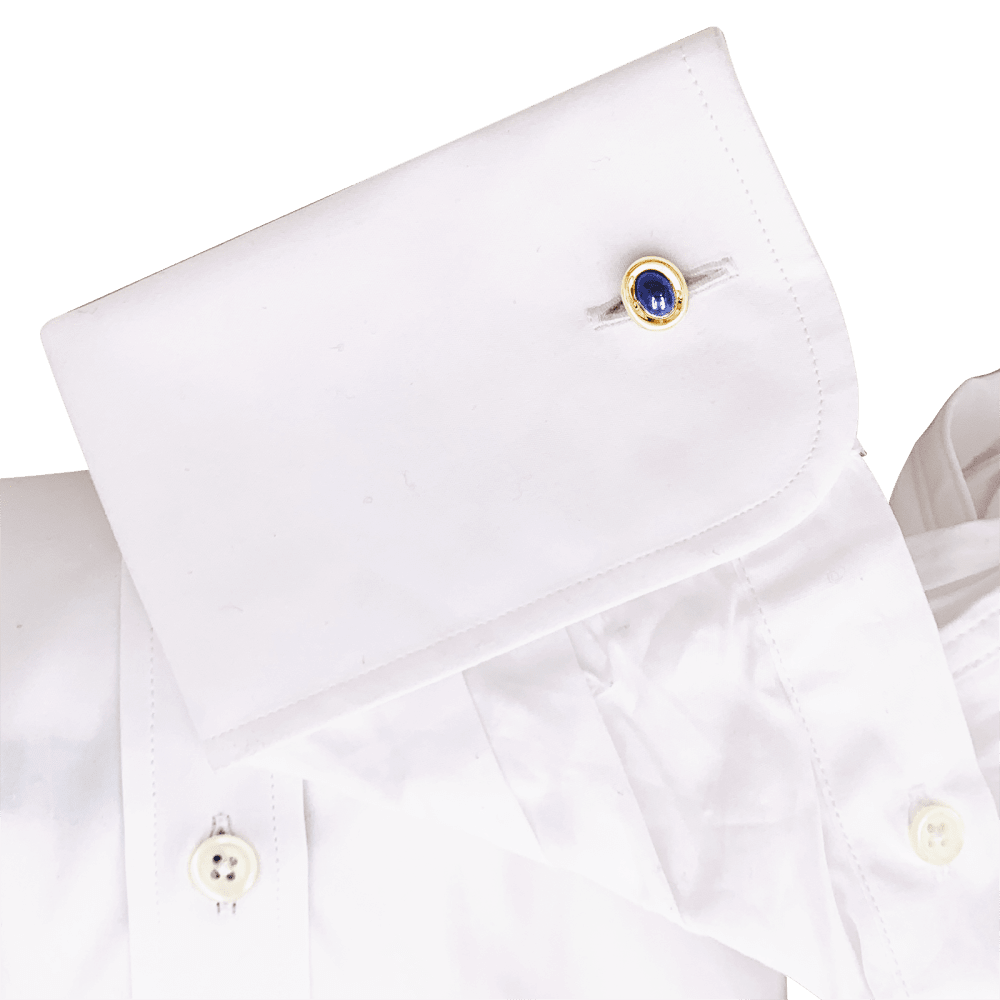 Boutons de manchette CARTIER en or jaune et saphirs - Castafiore