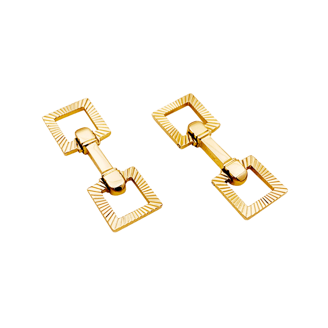 Boutons de manchette Cartier, or jaune. - Castafiore