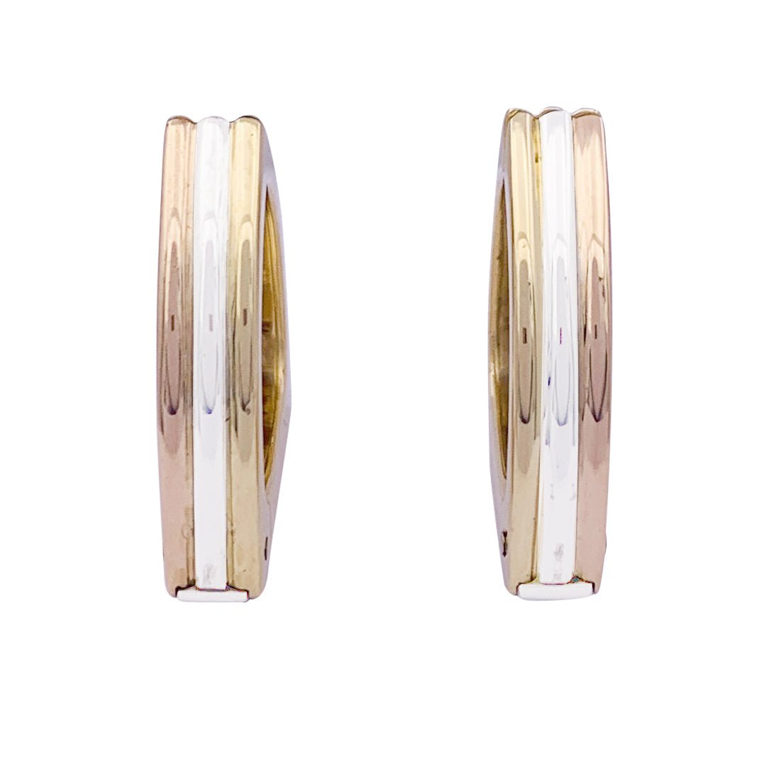 Boutons de manchette Cartier, trois ors. - Castafiore