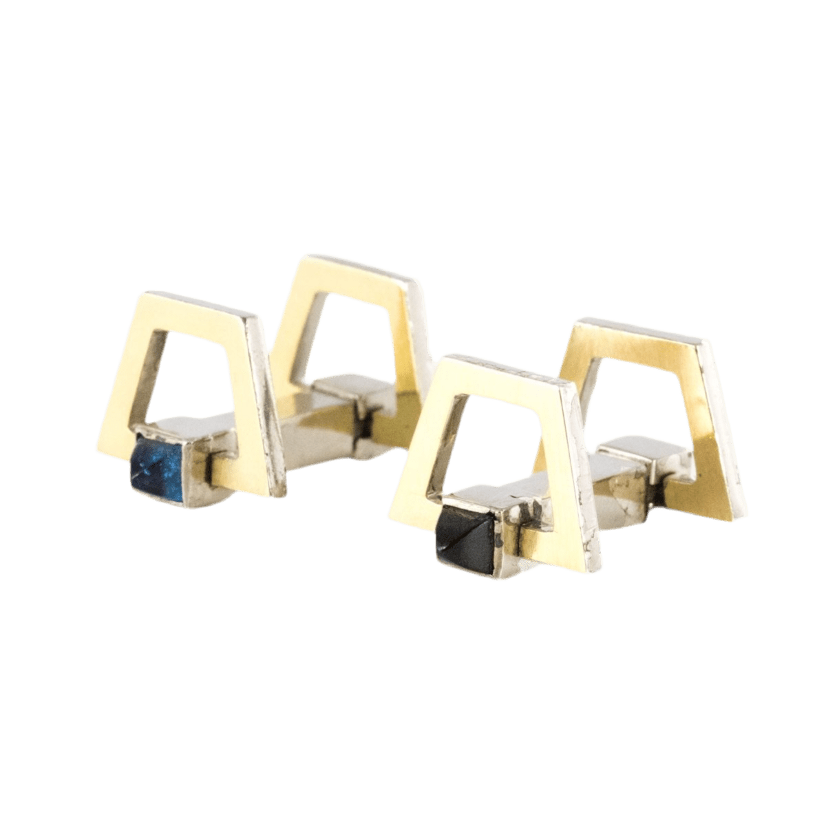 Boutons de manchette en argent et vermeil - Castafiore