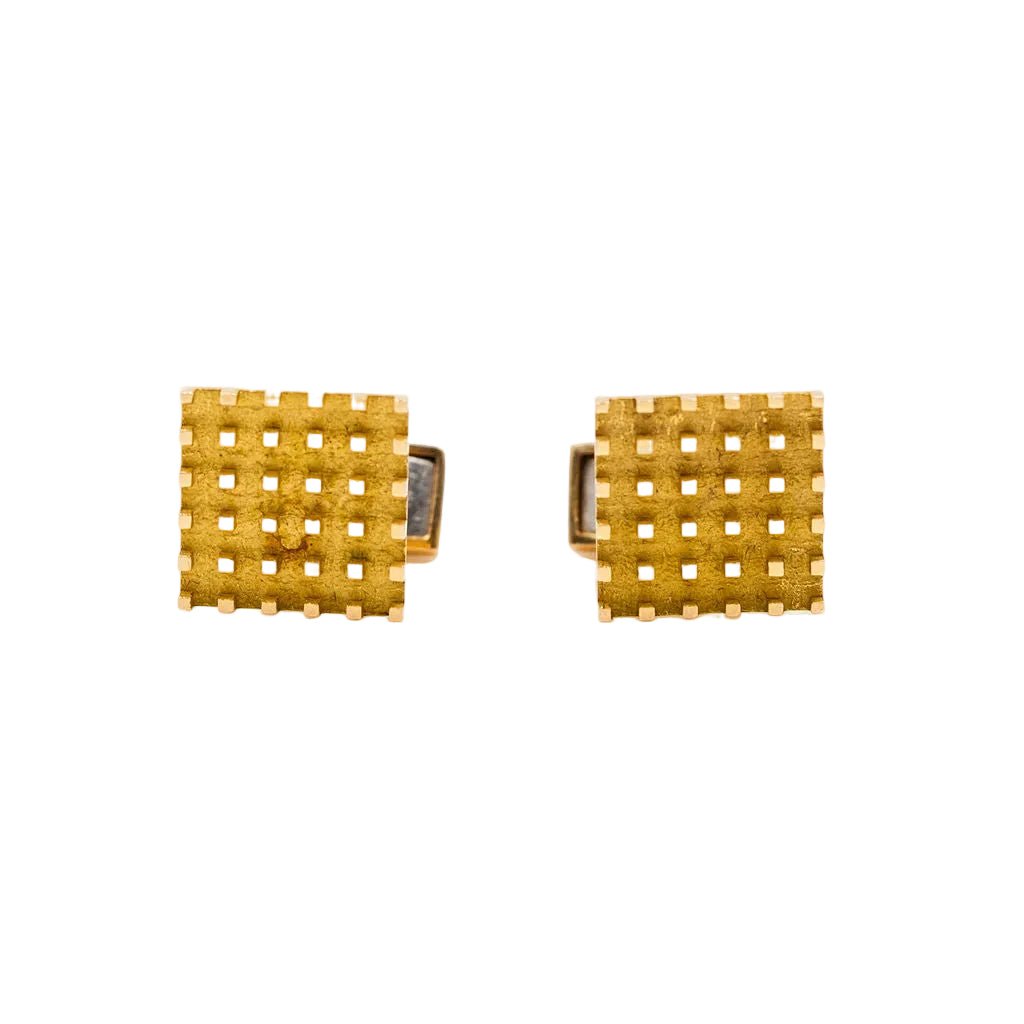 Boutons de manchette en or jaune - Castafiore