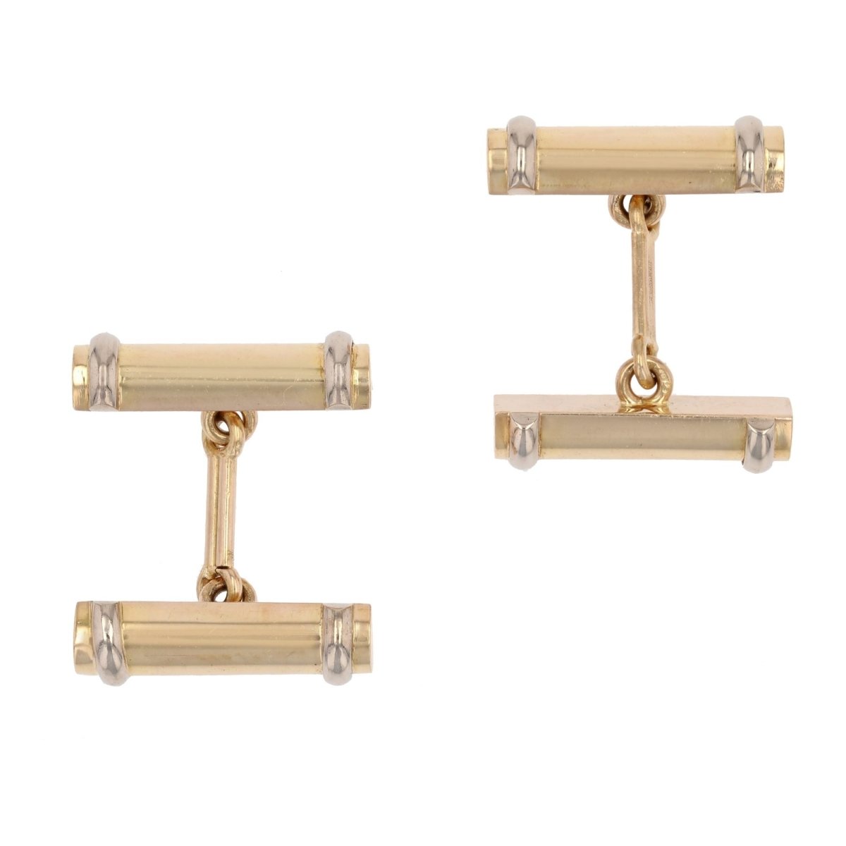 Boutons de manchette en or jaune - Castafiore