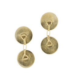 Boutons de manchette en or jaune - Castafiore