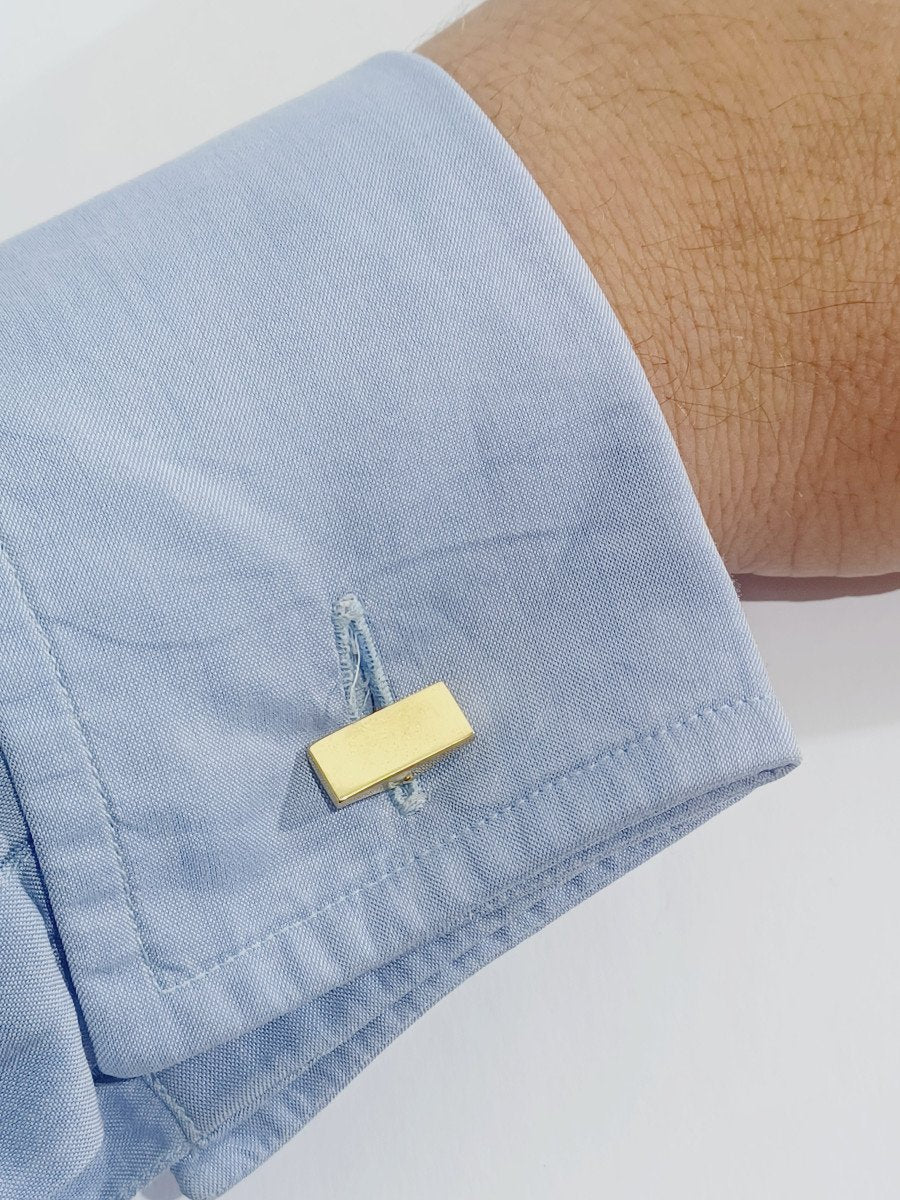 Boutons de manchette en or jaune - Castafiore