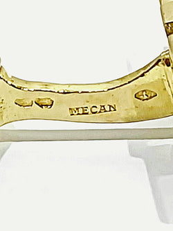 Boutons de manchette en or jaune - Castafiore