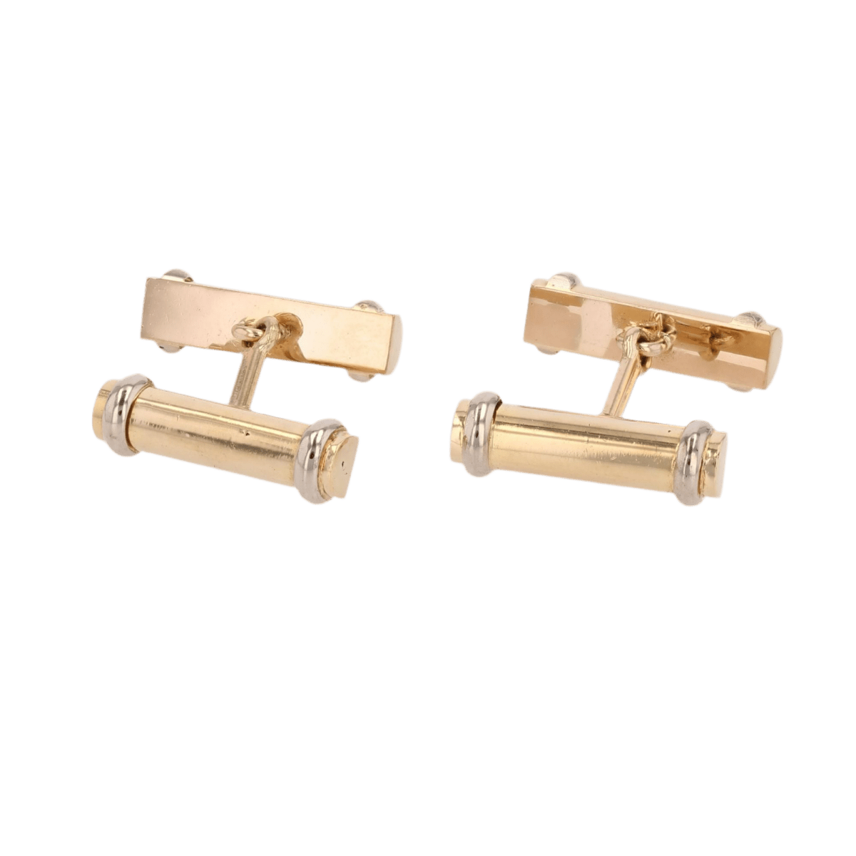 Boutons de manchette en or jaune - Castafiore